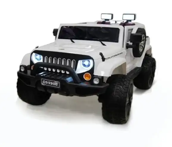 Электромобиль Jeep Wrangler O999OO 4*4 Белый