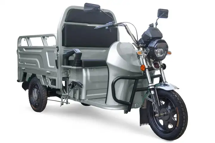 Электротрицикл Rutrike Вояж К1 1200 60V800W Серебристый