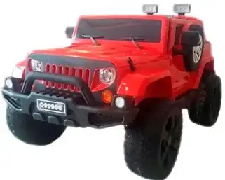 Электромобиль Jeep Wrangler O999OO 4*4 Красный