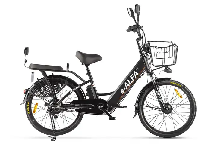 Велогибрид Green City e-ALFA new Черный
