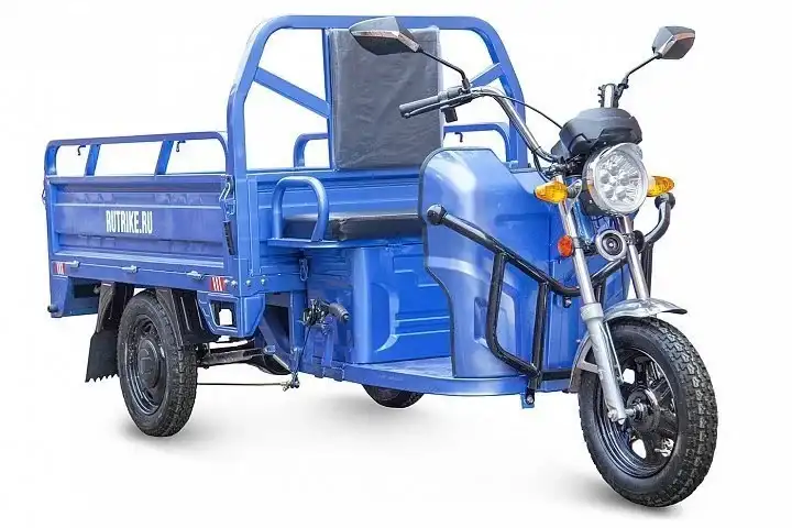 Грузовой электротрицикл Rutrike Круиз 60V/1000W Синий