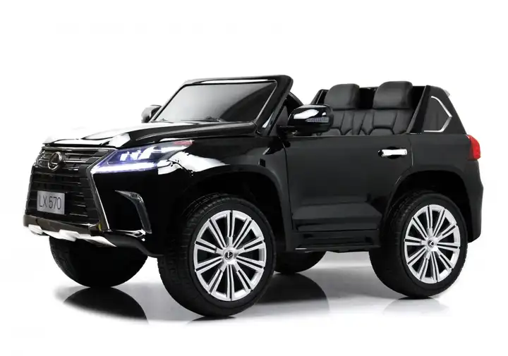 Детский электромобиль Lexus LX570 (Y555YY) Черный глянец