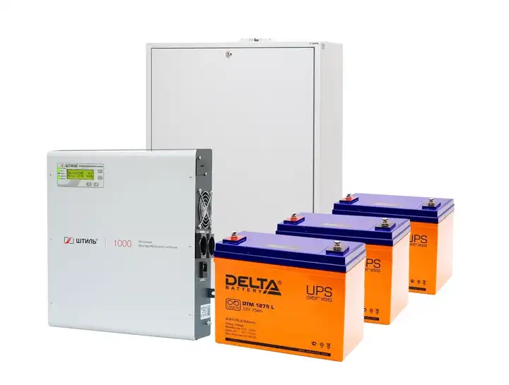 Комплект ИБП Штиль SW1000L (1000 ВА/900 Вт) c АБ на 2 ч