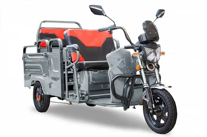 Электротрицикл Rutrike Вояж-П 1200 Трансформер 60V800W Серебристый
