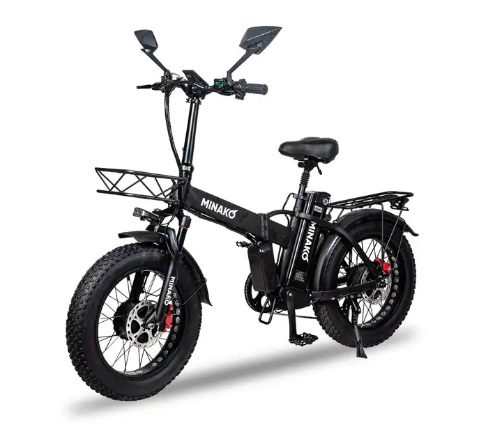 Электровелосипед Minako F10 Dual Черный