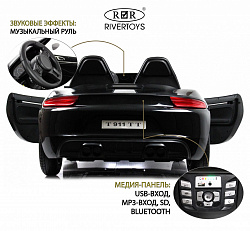 Электромобиль Porsche Cayman 24V Черный