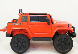 Электромобиль Jeep Wrangler O999OO 4*4 Красный