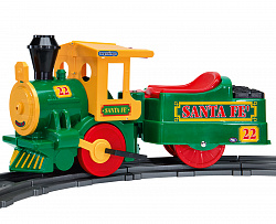 Электропоезд Peg Perego Santa Fe Train Green