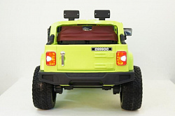 Электромобиль Jeep Wrangler O999OO 4*4 Зеленый