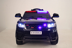 Электромобиль E555KX Полиция Черный