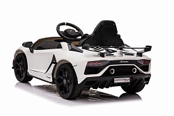 Электромобиль Lamborghini Aventador SVJ A333MP Белый