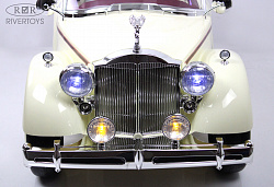 Детский электромобиль Rolls-Royce (E444EE) бежевый