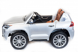 Электромобиль Lexus LX570 Серебро (краска)