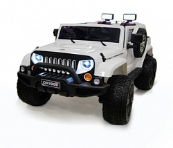 Электромобиль Jeep Wrangler O999OO 4*4 Белый
