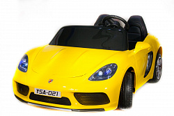 Электромобиль Porsche Cayman 24V Желтый (краска)