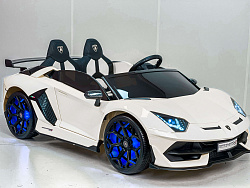 Электромобиль Lamborghini Aventador SVJ Белый