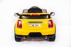 Электромобиль Mini Cooper HL198 Желтый