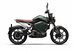 Электромотоцикл WHITE SIBERIA SUPER SOCO TC Зеленый